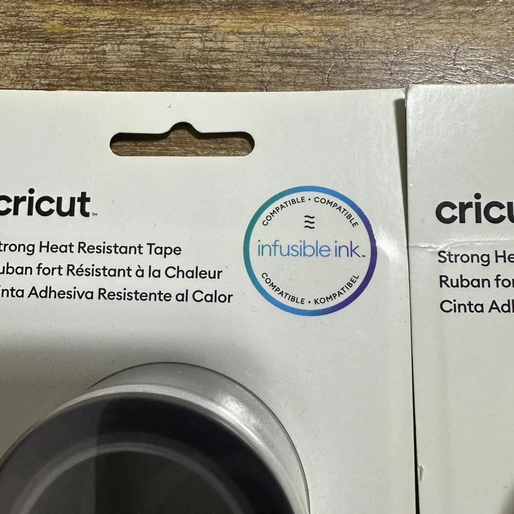 Cricut Strong Heat Resistant Tape 1in x 33ft Roll 3 Pack Bundle